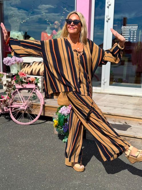 Hovedbilde Pican Stripe Pant Coconut ...