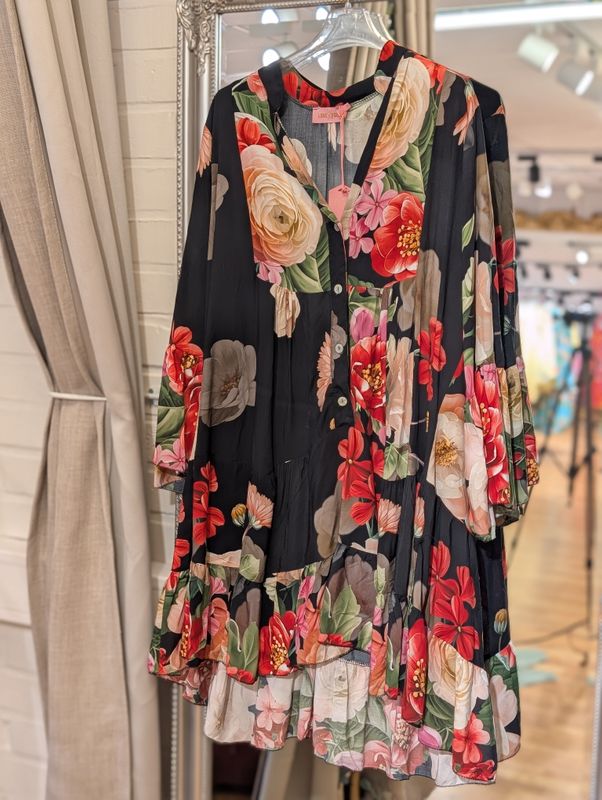 Flower Short Dress