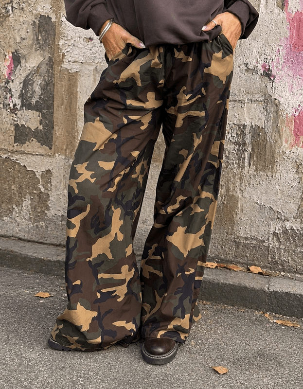 Camo Wide Pant Qnuz