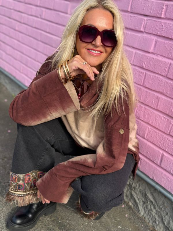 Boho Fringe Jeans