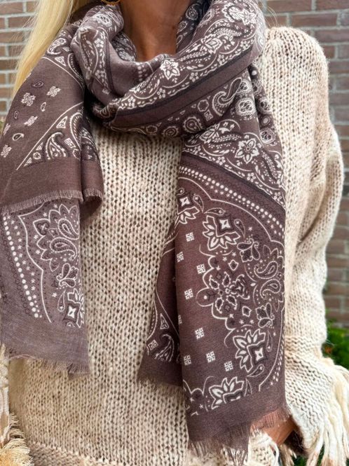 Hovedbilde Big Paisley Scarf Qnuz