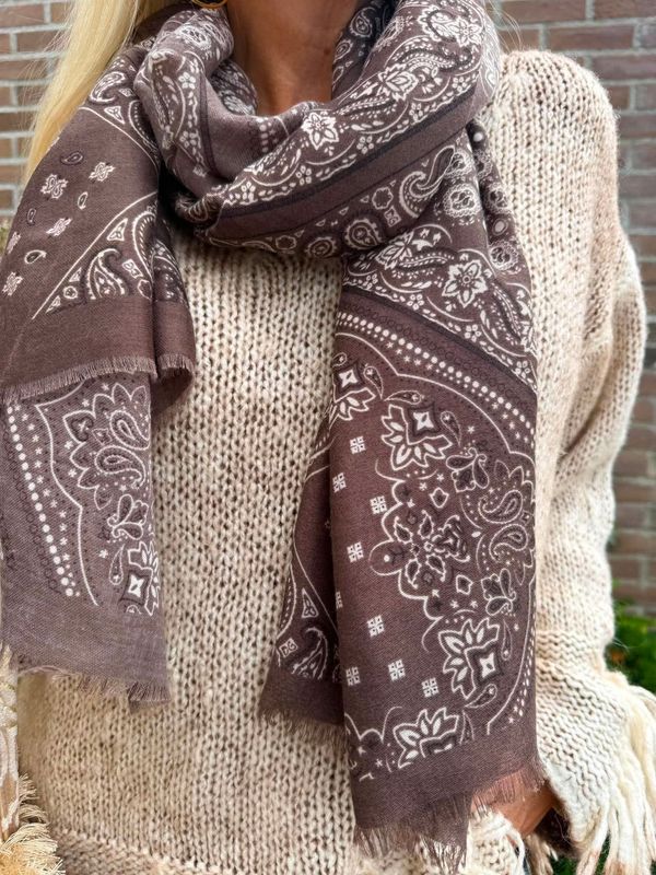 Big Paisley Scarf Qnuz