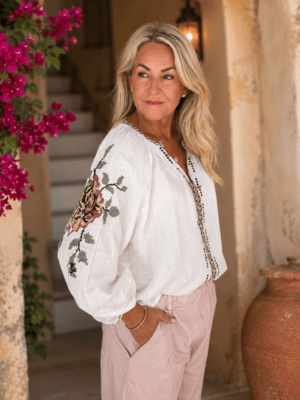 Embroidery Blouse Place Du Soleil