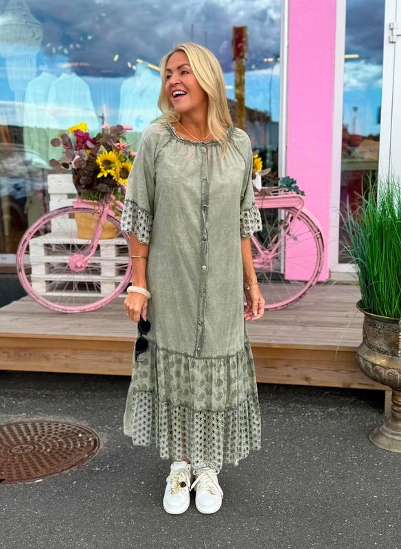 April Stone Washed Dress
