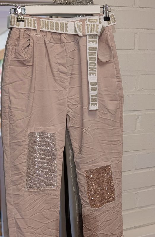 Summer Sequin Stretchy Pant