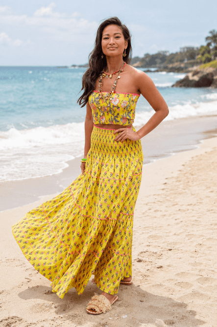 Hovedbilde Yellow Summer Skirt Place Du ...