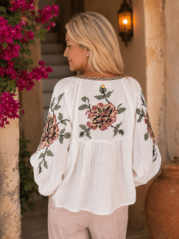 Embroidery Blouse Place Du Soleil
