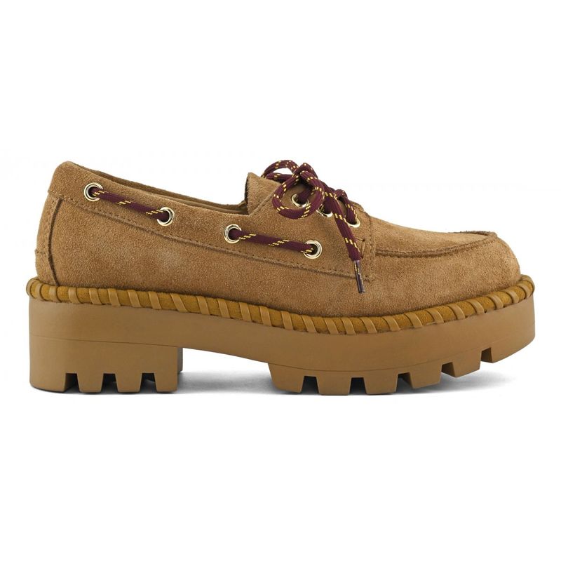 Camel Boat Suede Shoes Colors Of California