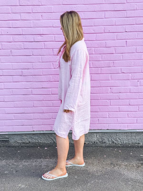 Naomi Linen Dress Love Forever