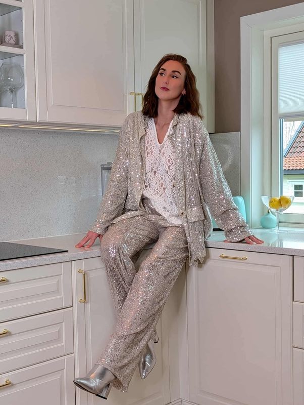 Sequin Pant