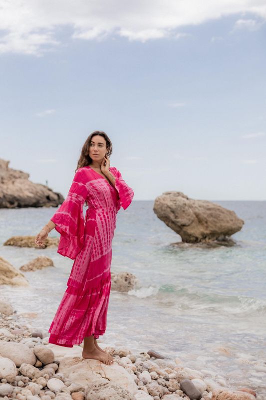 Dreamy Wrap Maxi Dress Coconut Milk