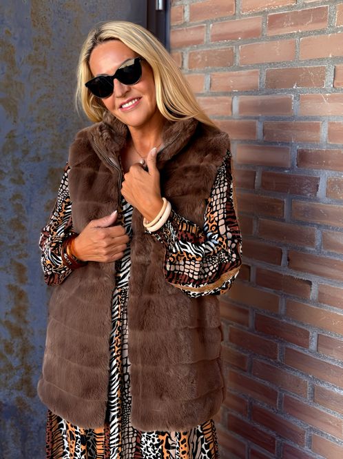 Hovedbilde Fluffy Vest w. Zipper