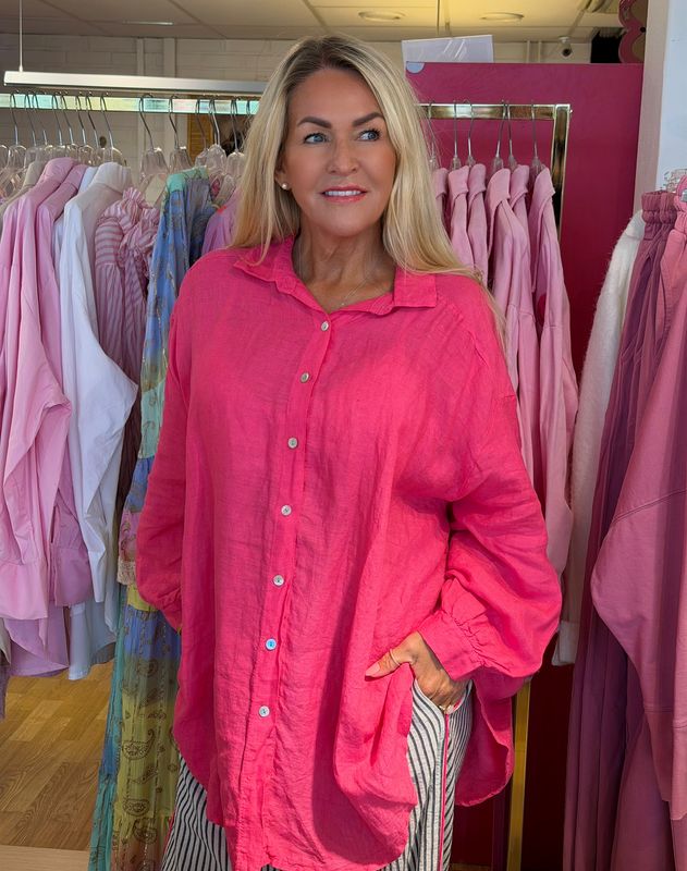 Luna Linen Oversized Shirt