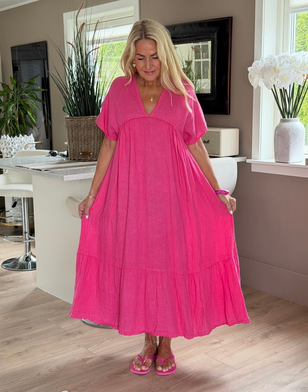 Lina Linen Dress