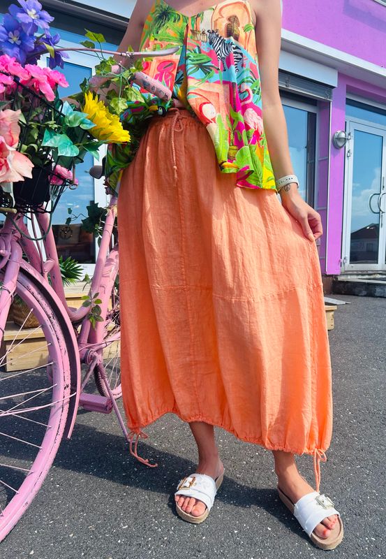 Riggy Linen Skirt