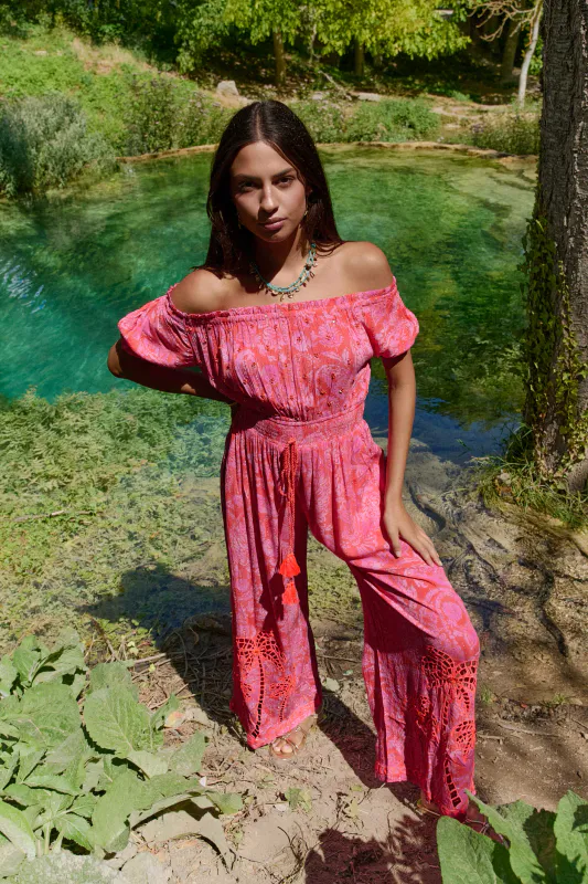 Sahara Jumpsuit Rose Piti Cuiti