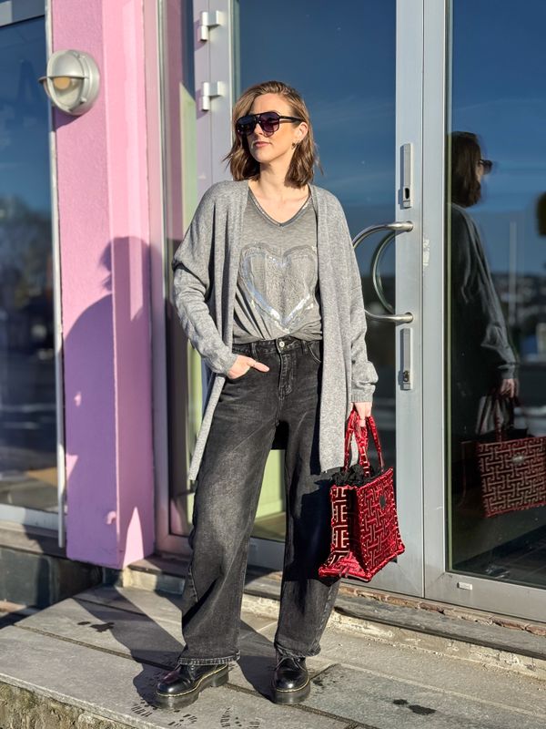 Skull Viscose Cardigan