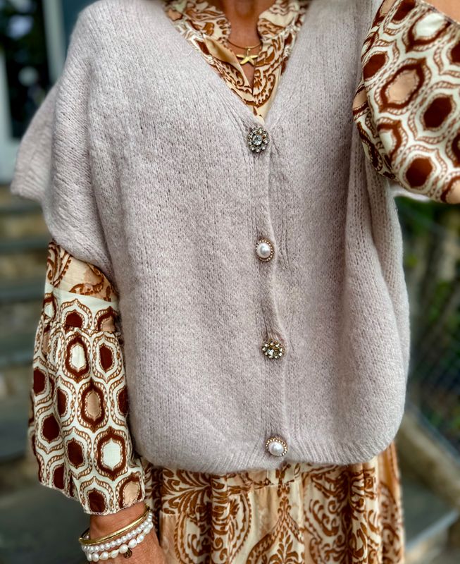 Selma Vest W/bling Qnuz