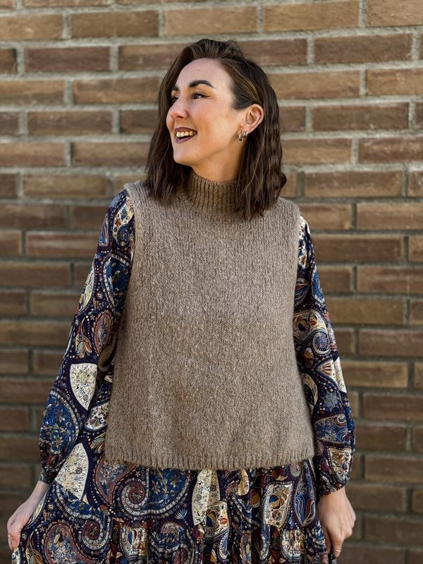 Alpaca Knit Vest