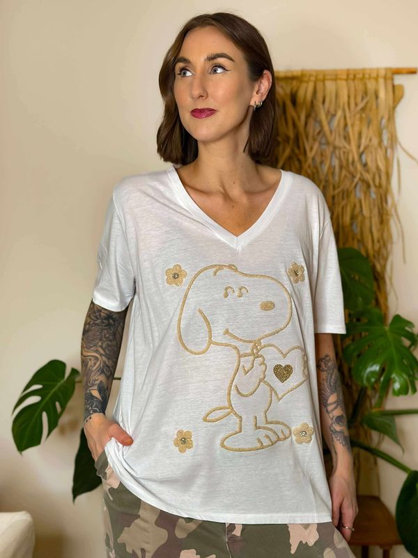 Snoopy Flower Tee