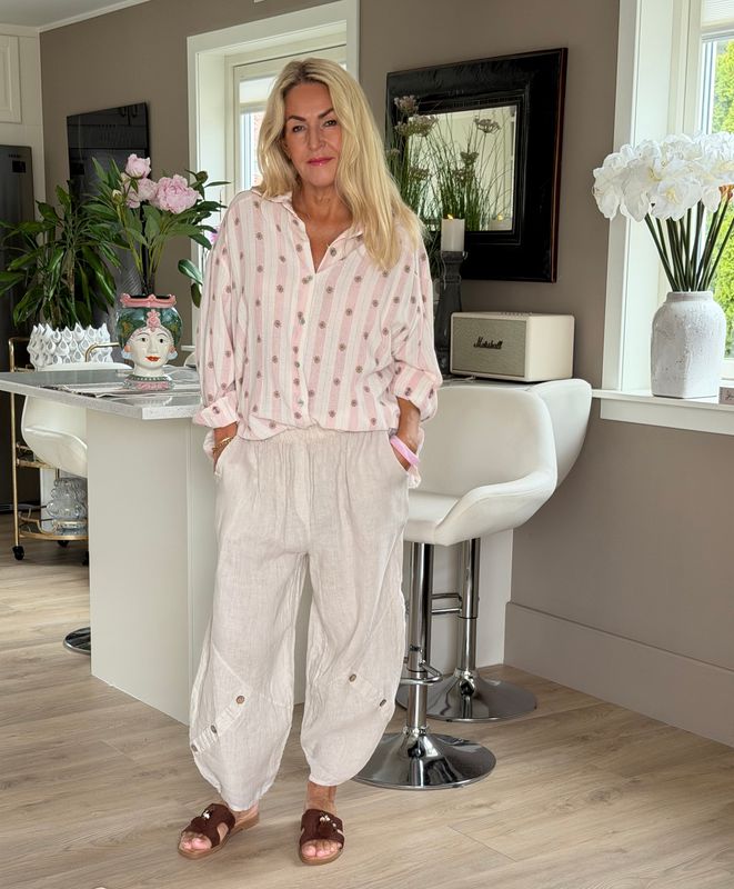 Comfy Linen Culotte Pant