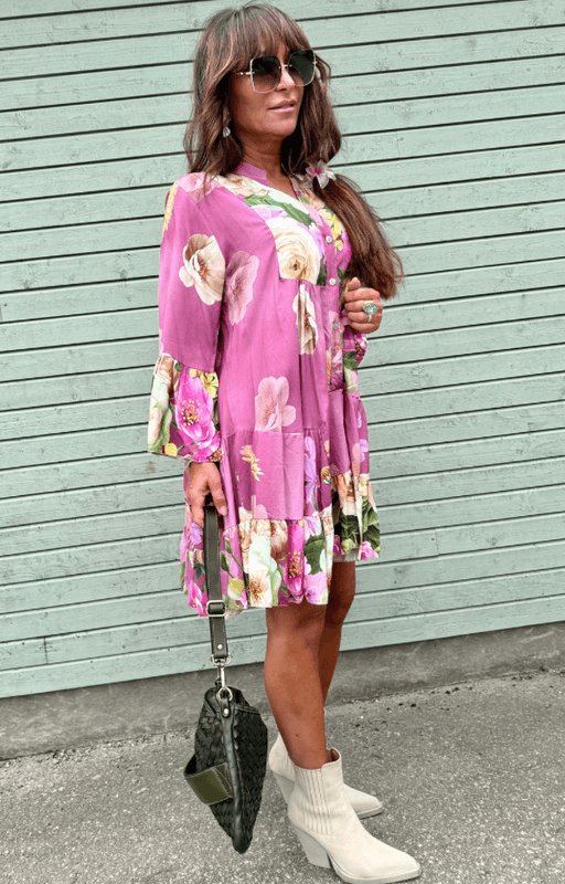 Flower Short Dress