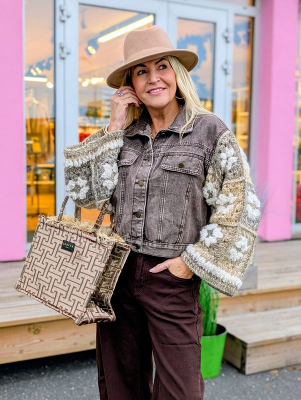 Crochet Brownie Jacket