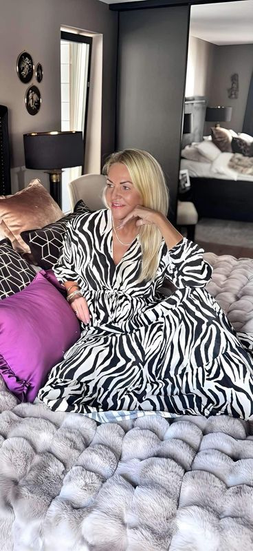 Zebra Butterfly Dress