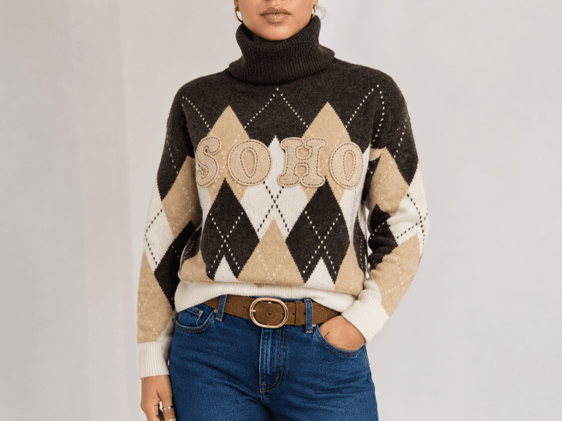 Argyle Soho Sweater
