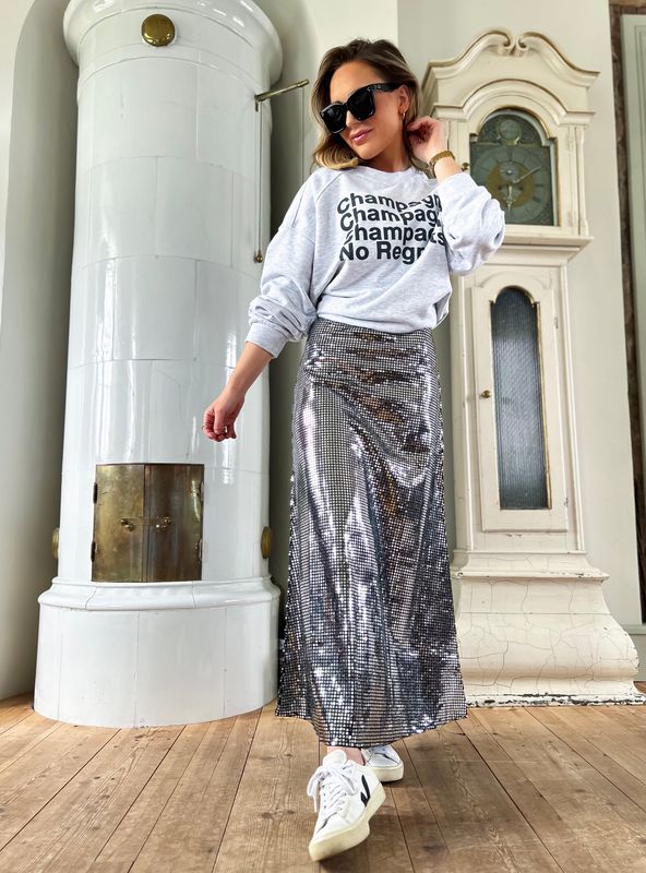 Disco Maxi Skirt