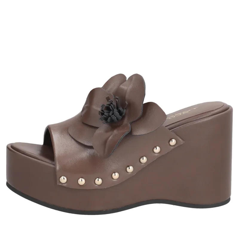 Valencia Wedge Clog Tosca Blu