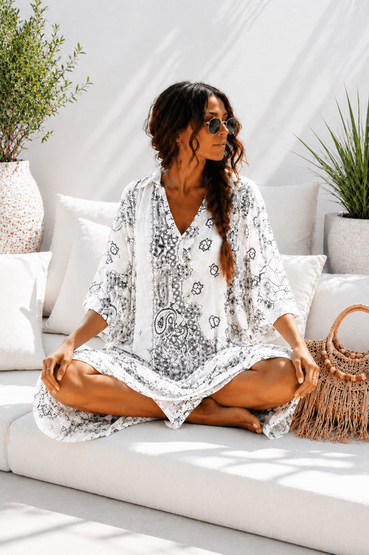 Bandana Cotton Dress Love Forever
