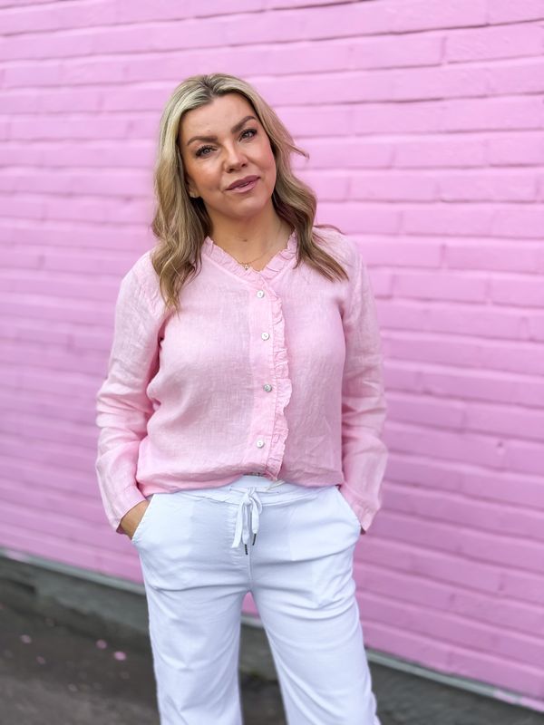Mary Linen Blouse Love Forever