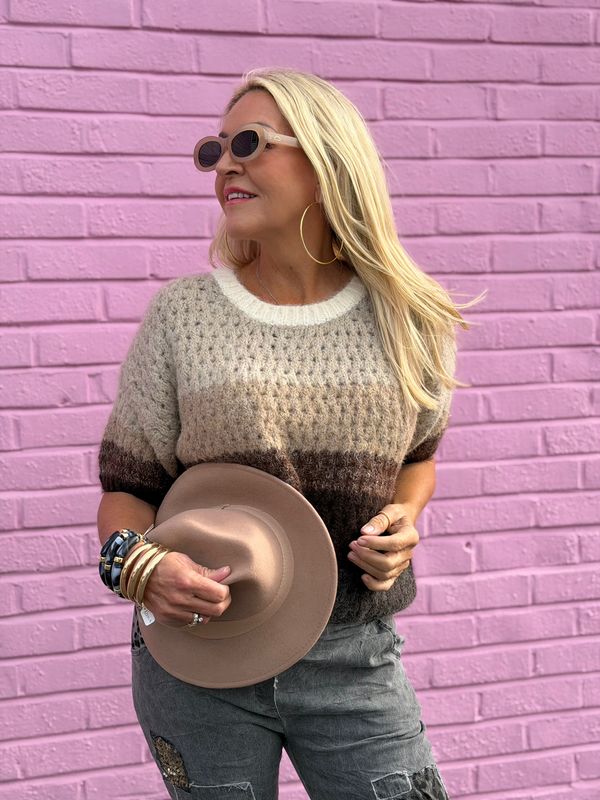 Short Sleeve Knit Qnuz