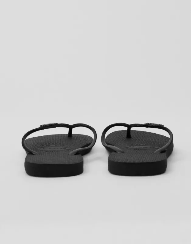 Slim Glitter Black Havaianas