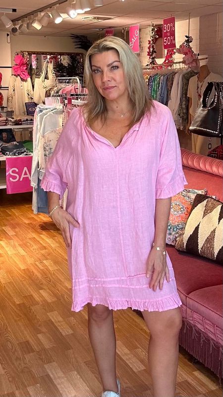 Lily Linen Dress