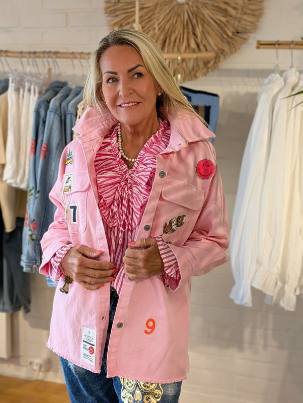 Jacket With Badges Qnuz