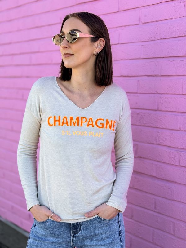 Champagne Soft Sweater