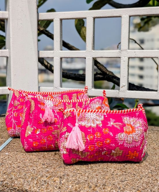 Hovedbilde Toilet Bag Pink 3 Pieces