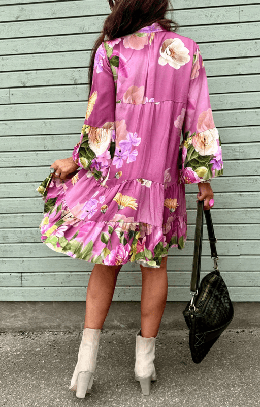 Flower Short Dress