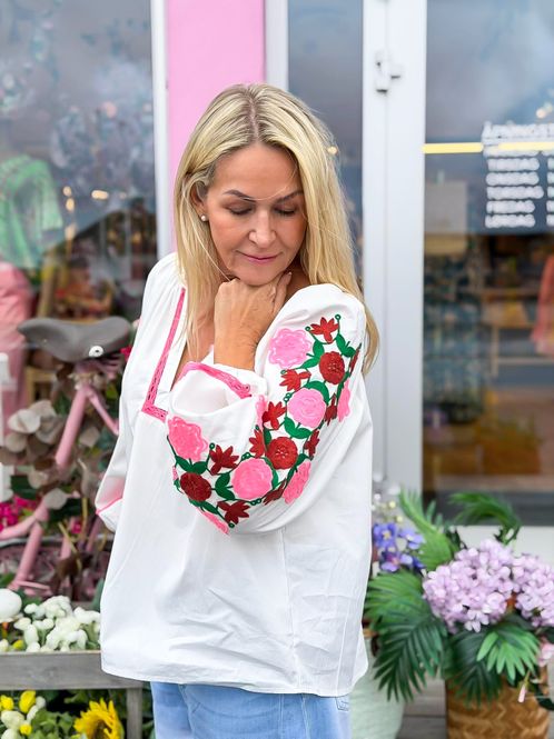 Hovedbilde Embroidery Bohem Blouse Qnuz