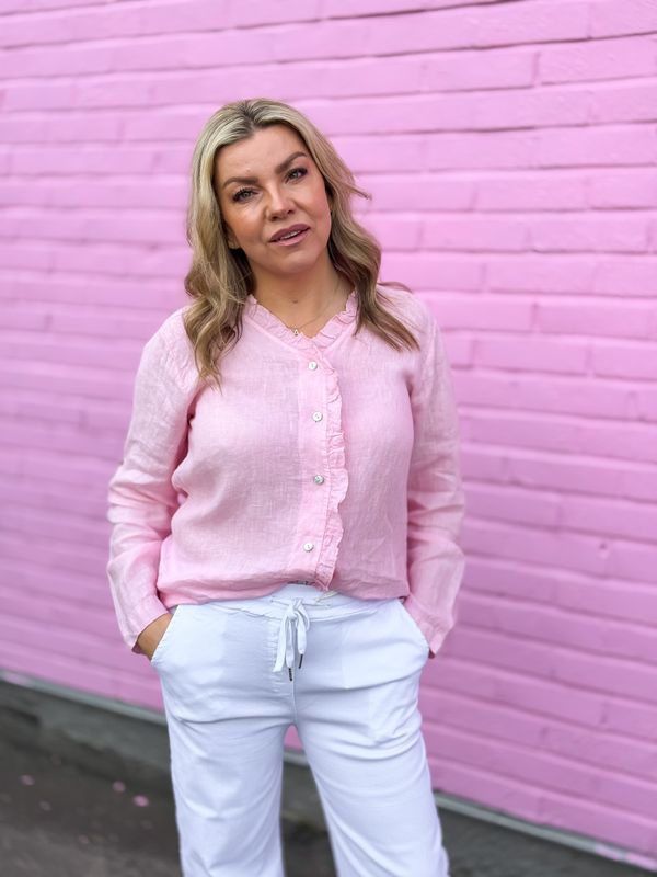Mary Linen Blouse Love Forever