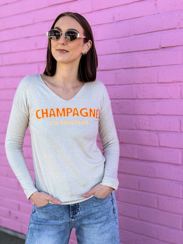 Champagne Soft Sweater