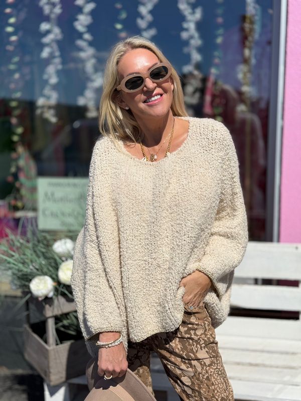 Daisy Bouclé Sweater