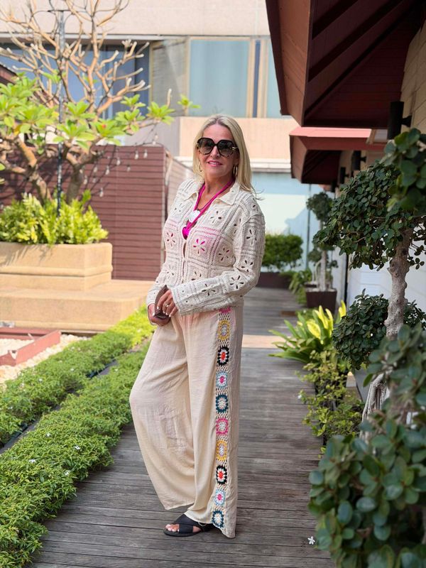 Crochet Shirt Jacket