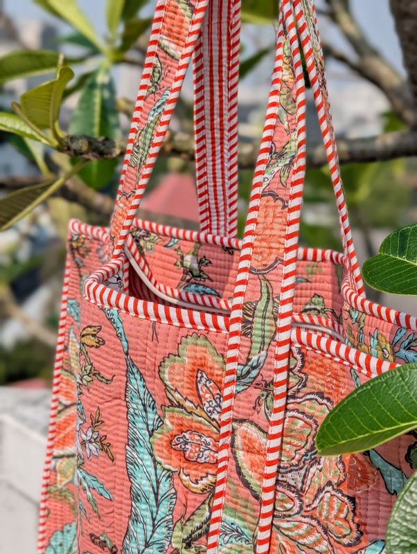 Peach Summer Bag