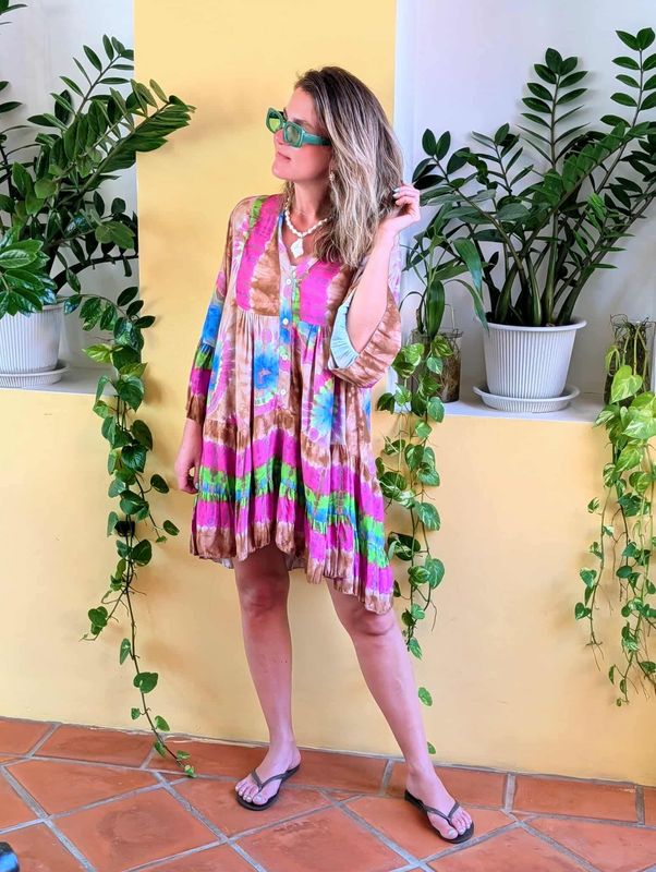 Batik Short Dress