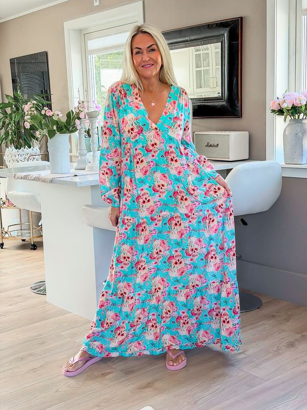 Skull Summer Maxi Dress