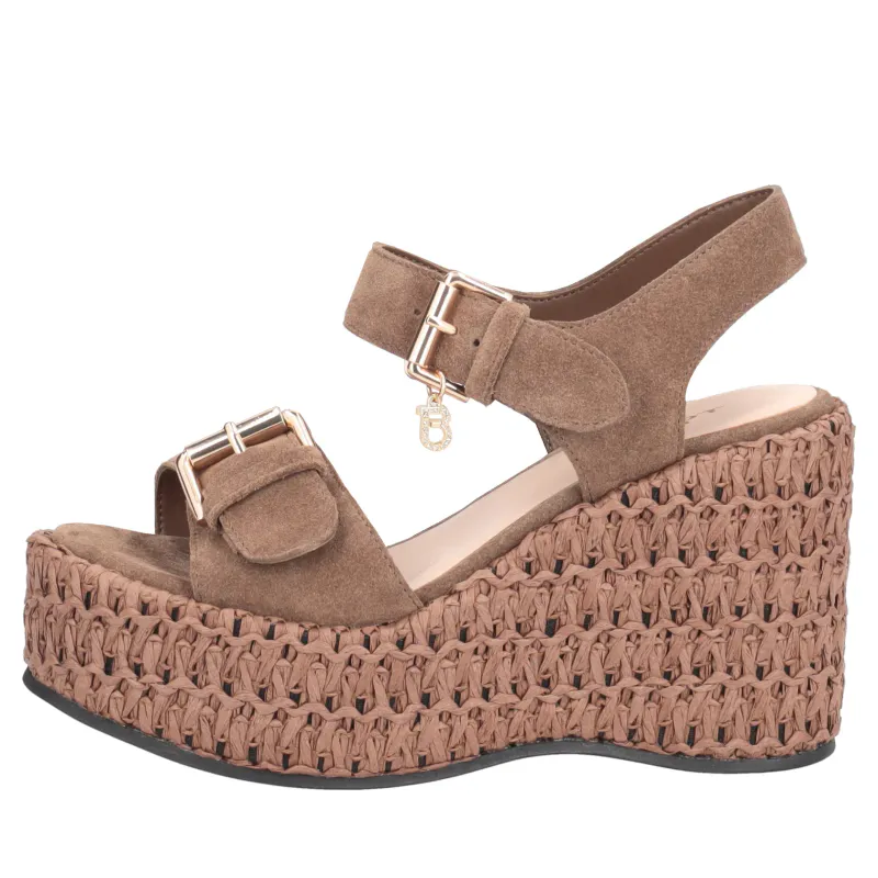 Tulum Wedge Brown Tosca Blu