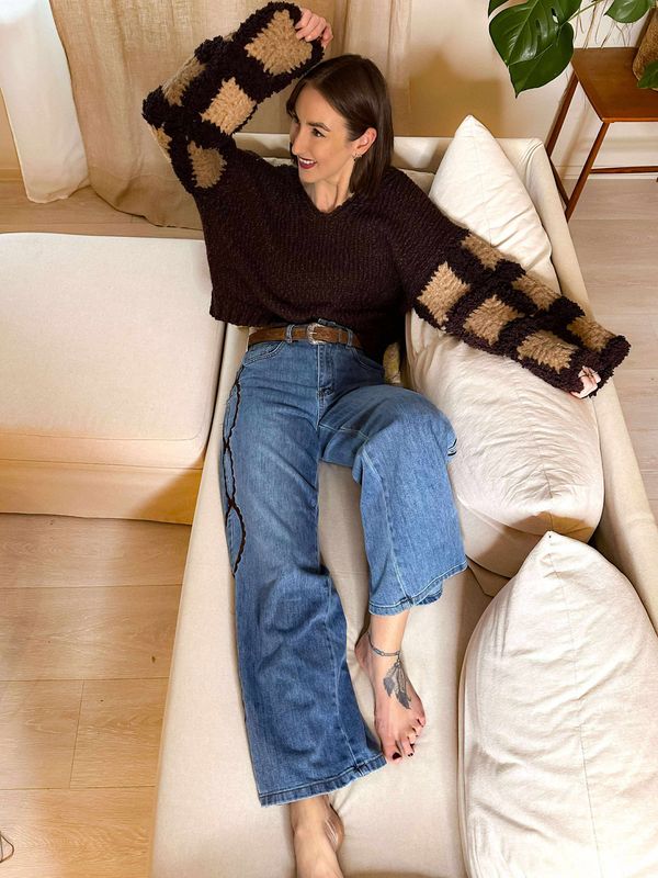 Boho Denim Jeans